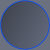 Selected/Active container/well shown as a blue-bordered circle