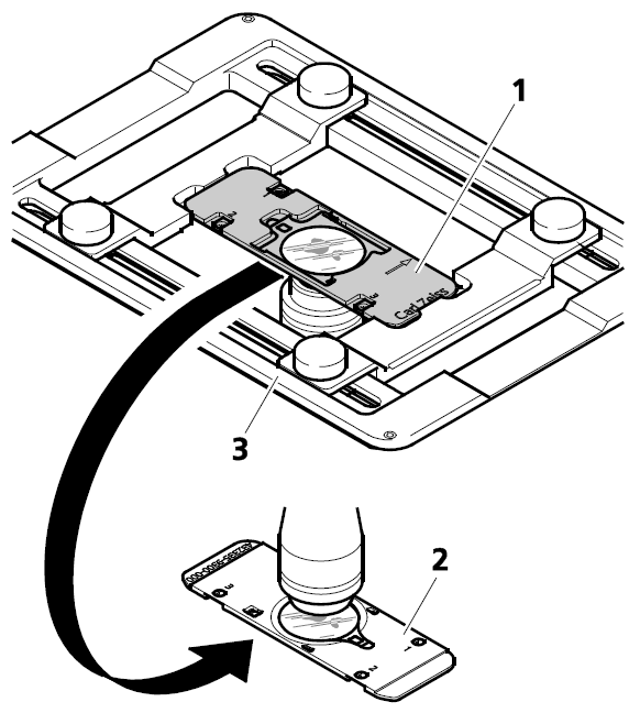 Inserting a sample holder 