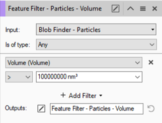 Object Feature Filter - Multi-Parameter Segment Filter