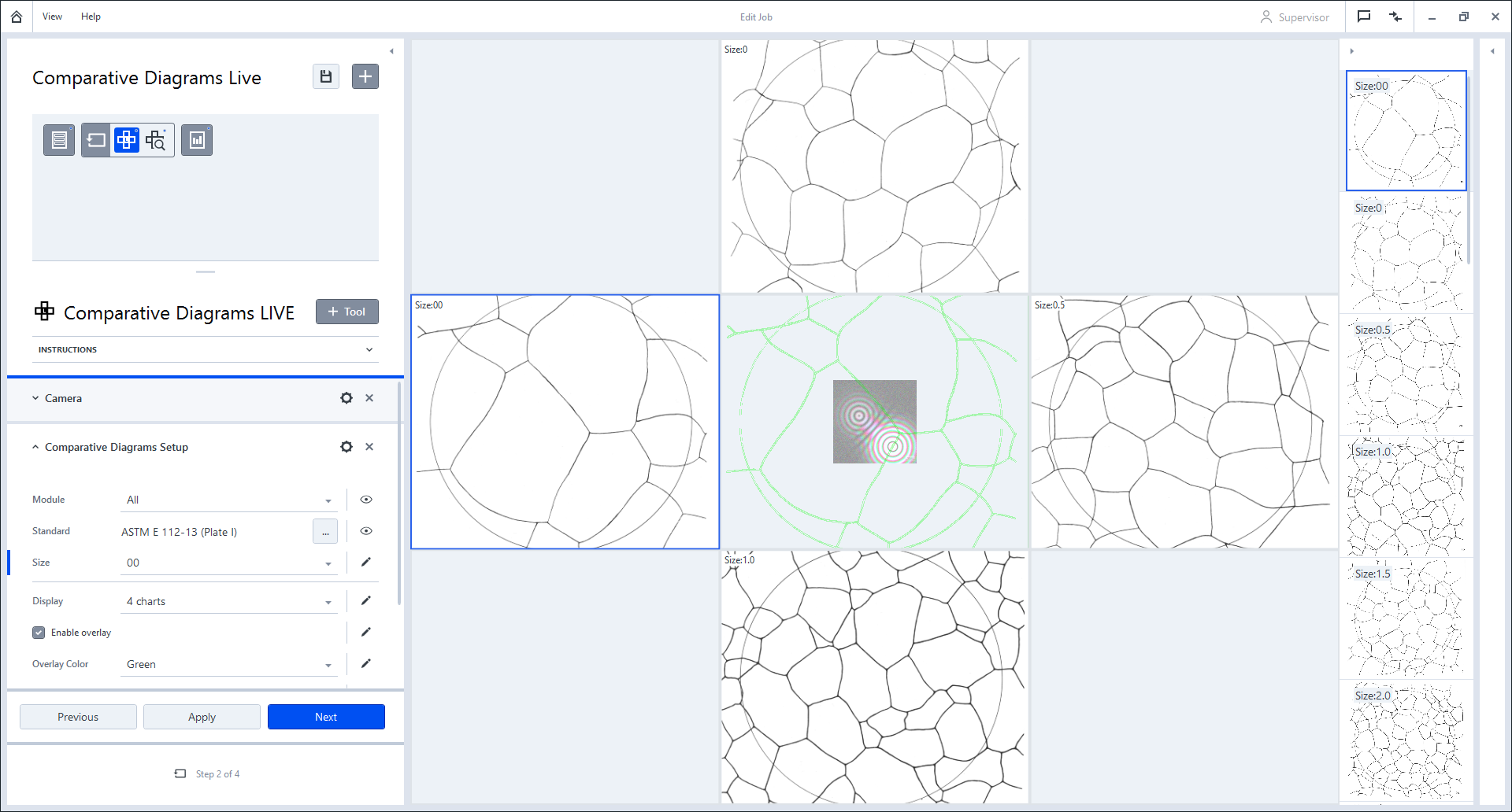 Image Comparison with Live Image