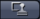 White computer monitor icon on a dark blue rounded toolbar button