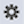 White gear (cog) icon with a small white sparkle on dark square background