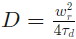 Four formulas: D = w_r^2/(4τ_D); c = <N>/(V_e N_A); <N> = 1/G(0); V_e = π^(3/2) w_r^2 w_z