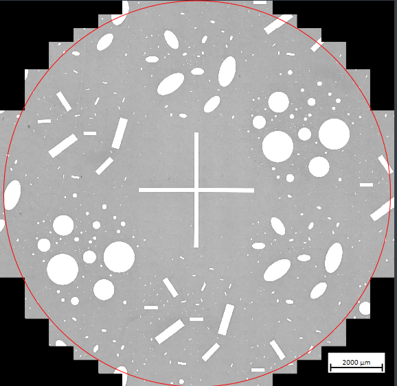 Test Pattern Microscope Particle Test Standard - Microscope System Validation