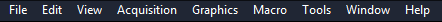 Menu bar