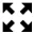 Fullscreen expand icon with four diagonal arrows pointing outward